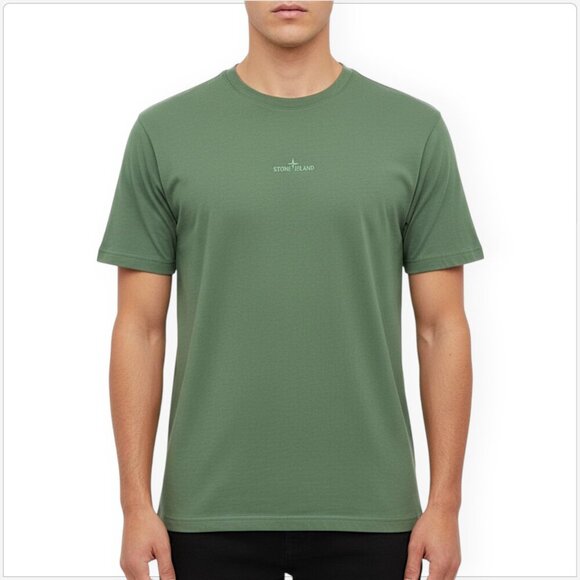 Stone Island Green 2NS90 'Graphic Eight' T-Shirt Shirt Short Sleeve NWT New XL - Picture 1 of 6